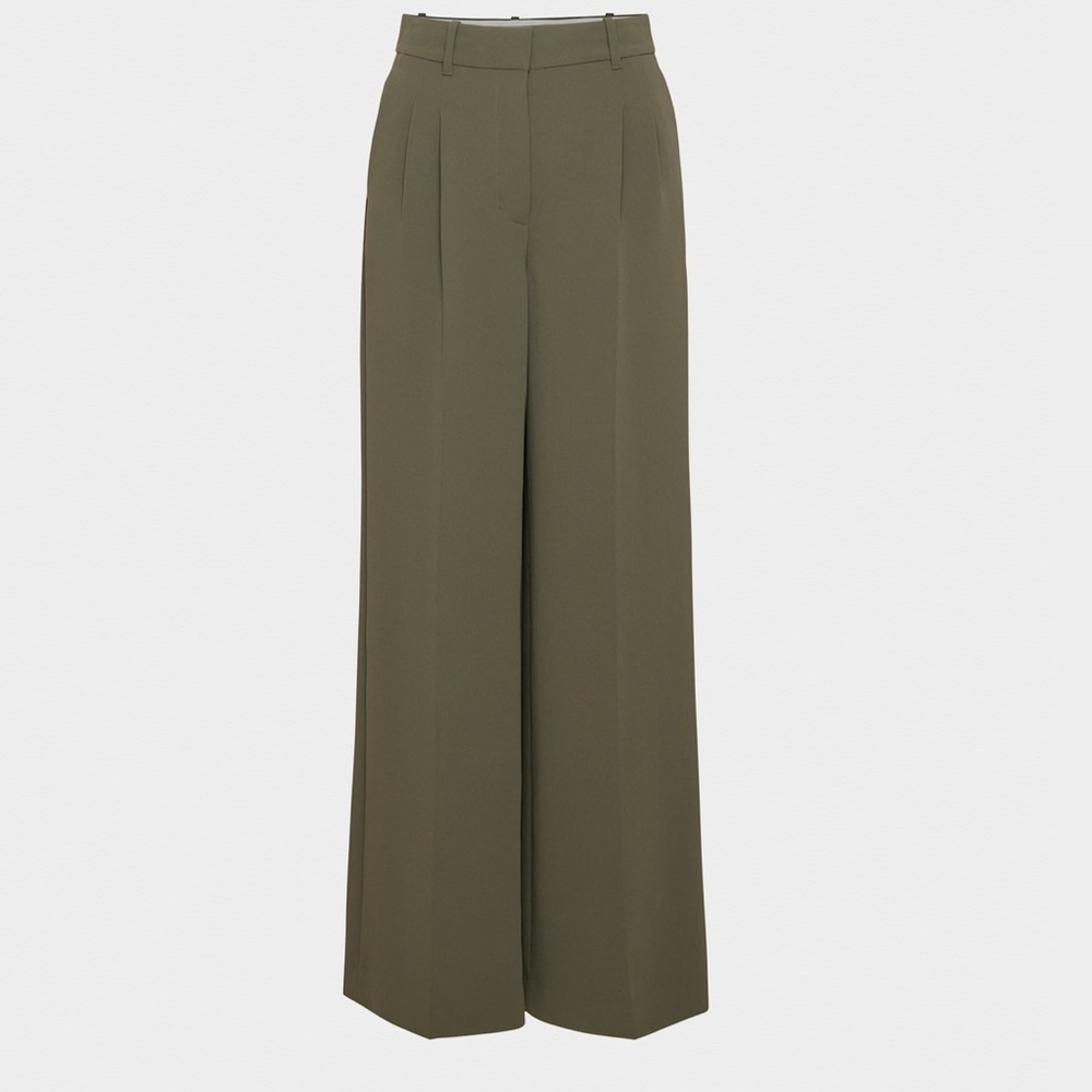NWT Aritzia the Effortless Pant- Olive Green - Wide Leg Dress pant